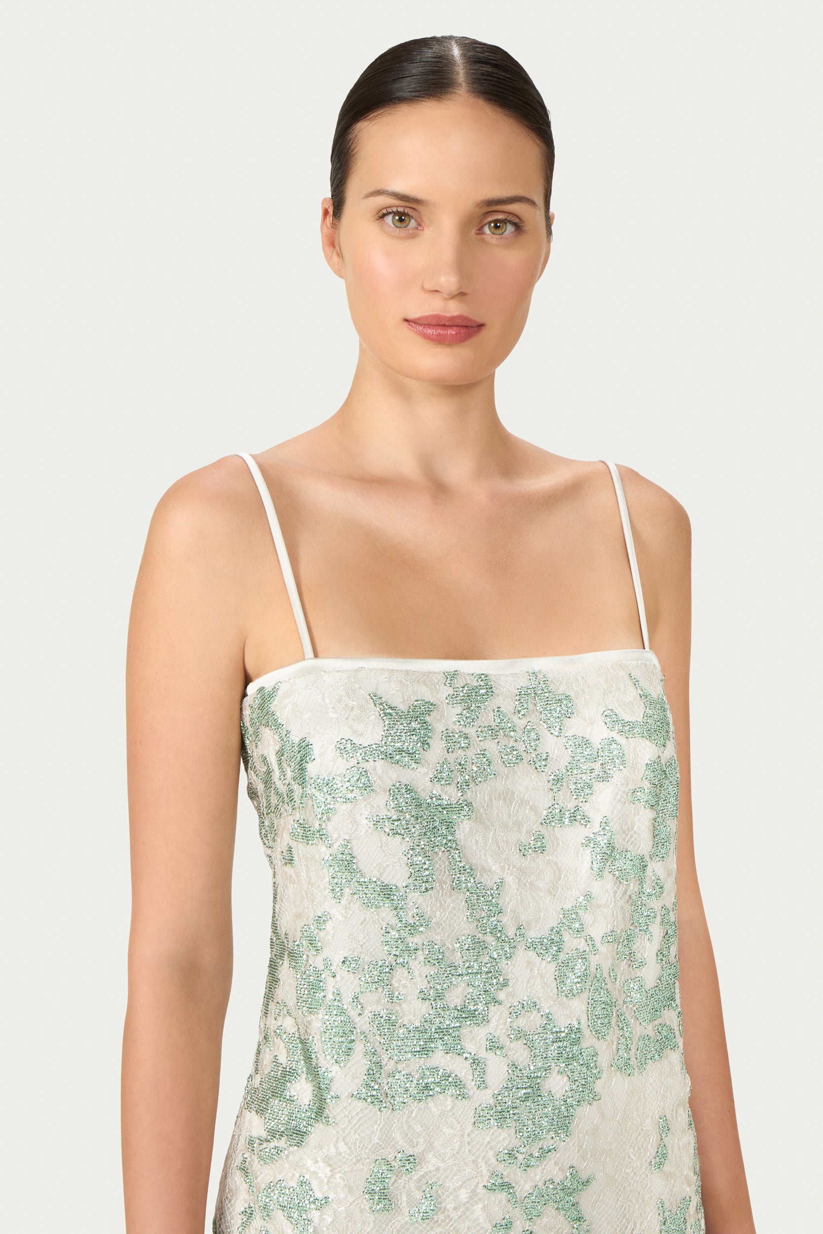 Biona Sequined Lace Cami Dress