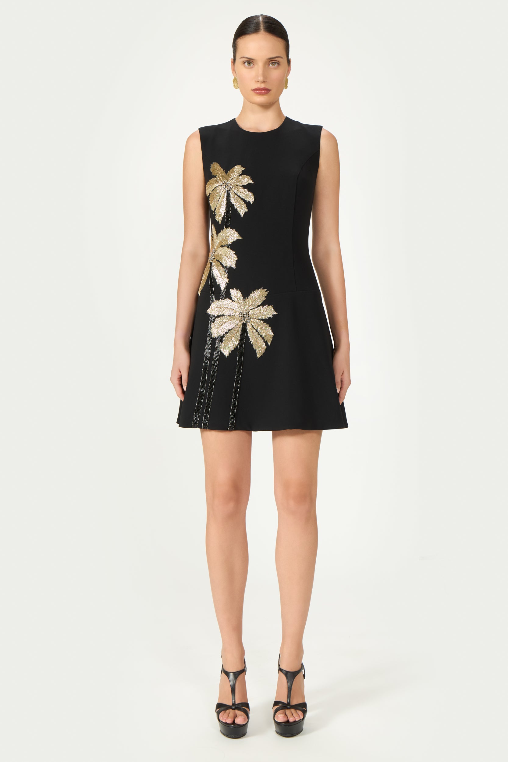 Tazia Crepe Mini Dress