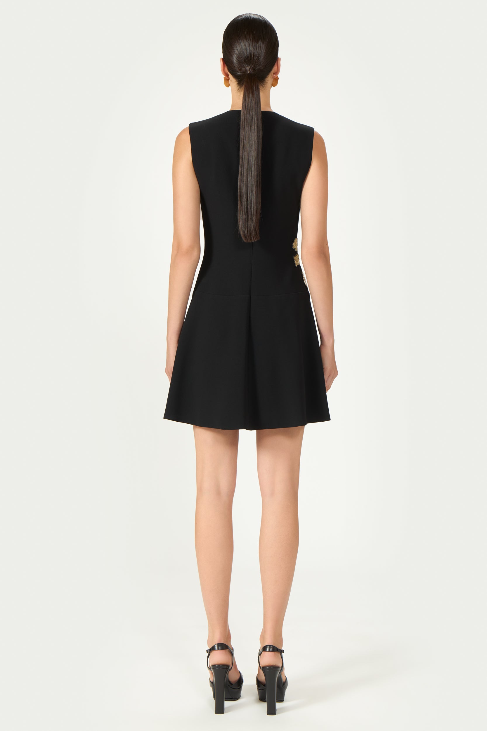 Tazia Crepe Mini Dress