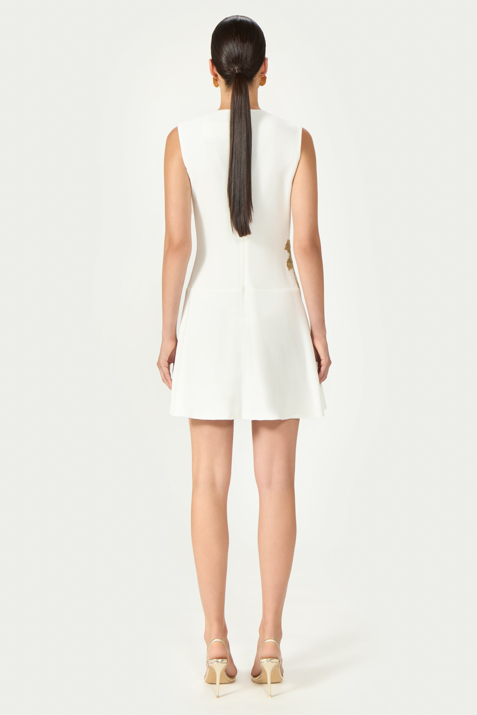 Tazia Crepe Mini Dress