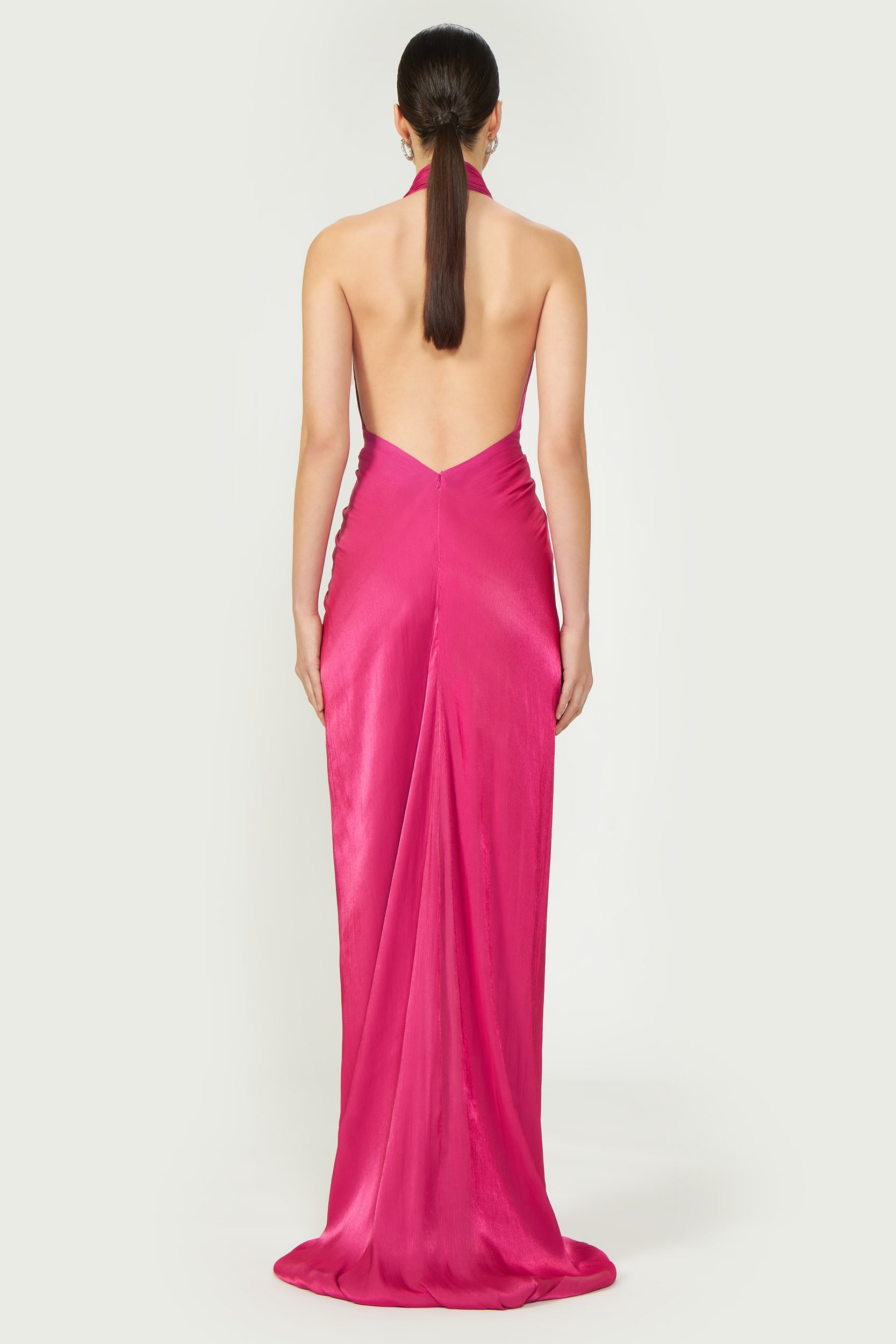 Colette Lurex Georgette Halterneck Gown