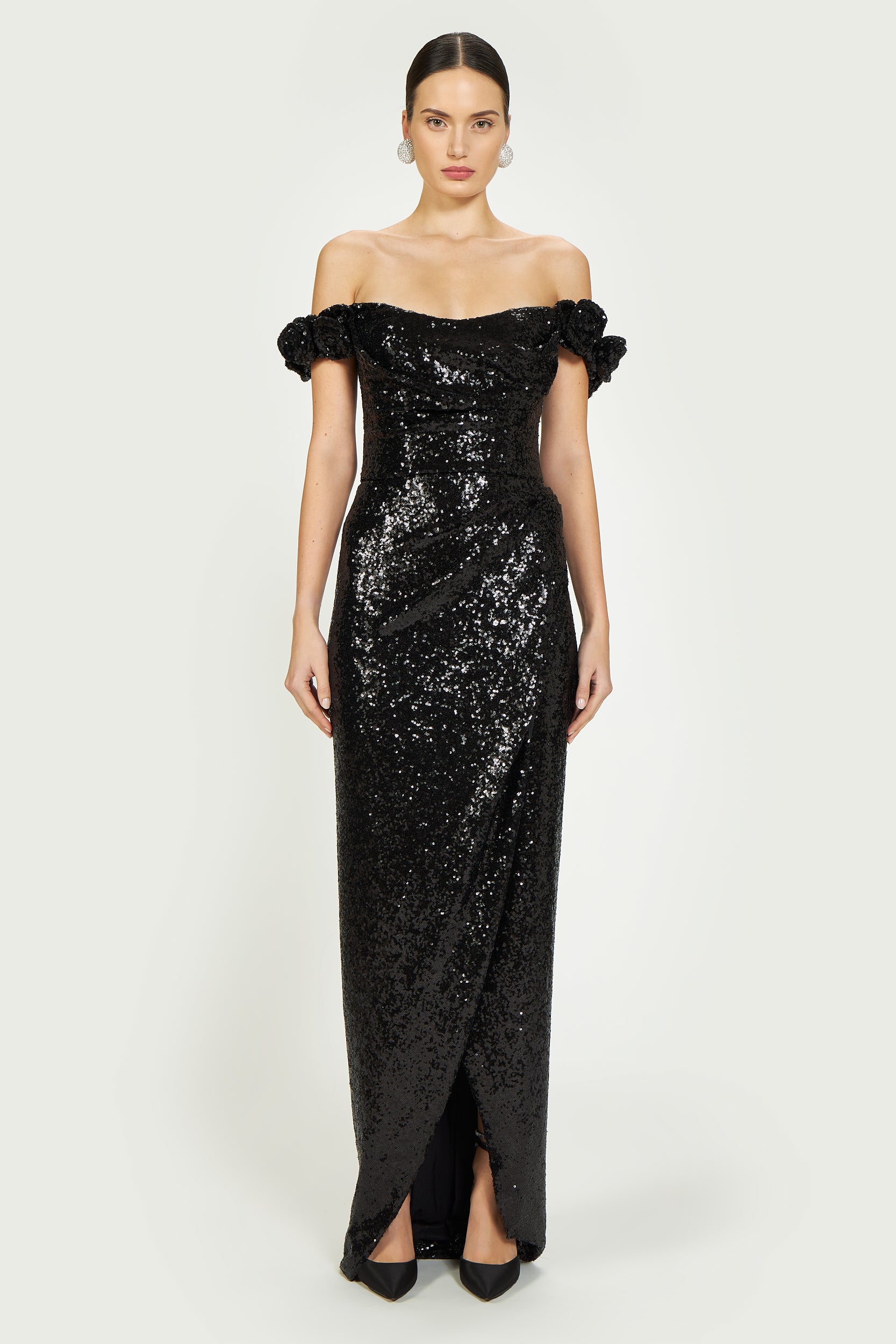 Vespina Sequin Gown