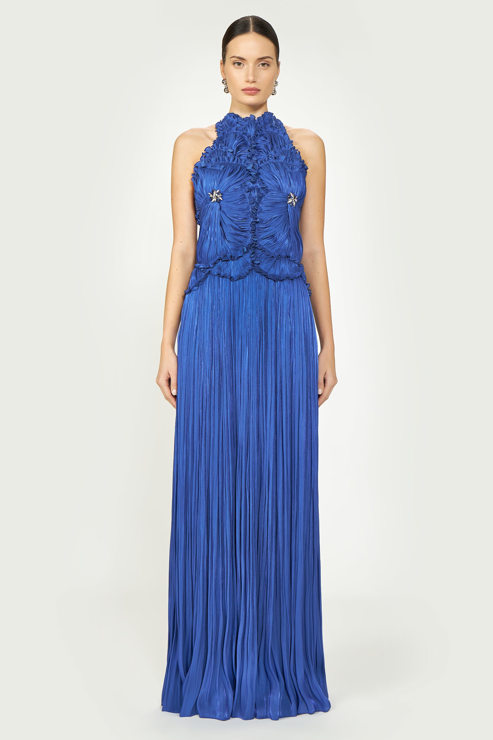 Attina Lurex Georgette Gown