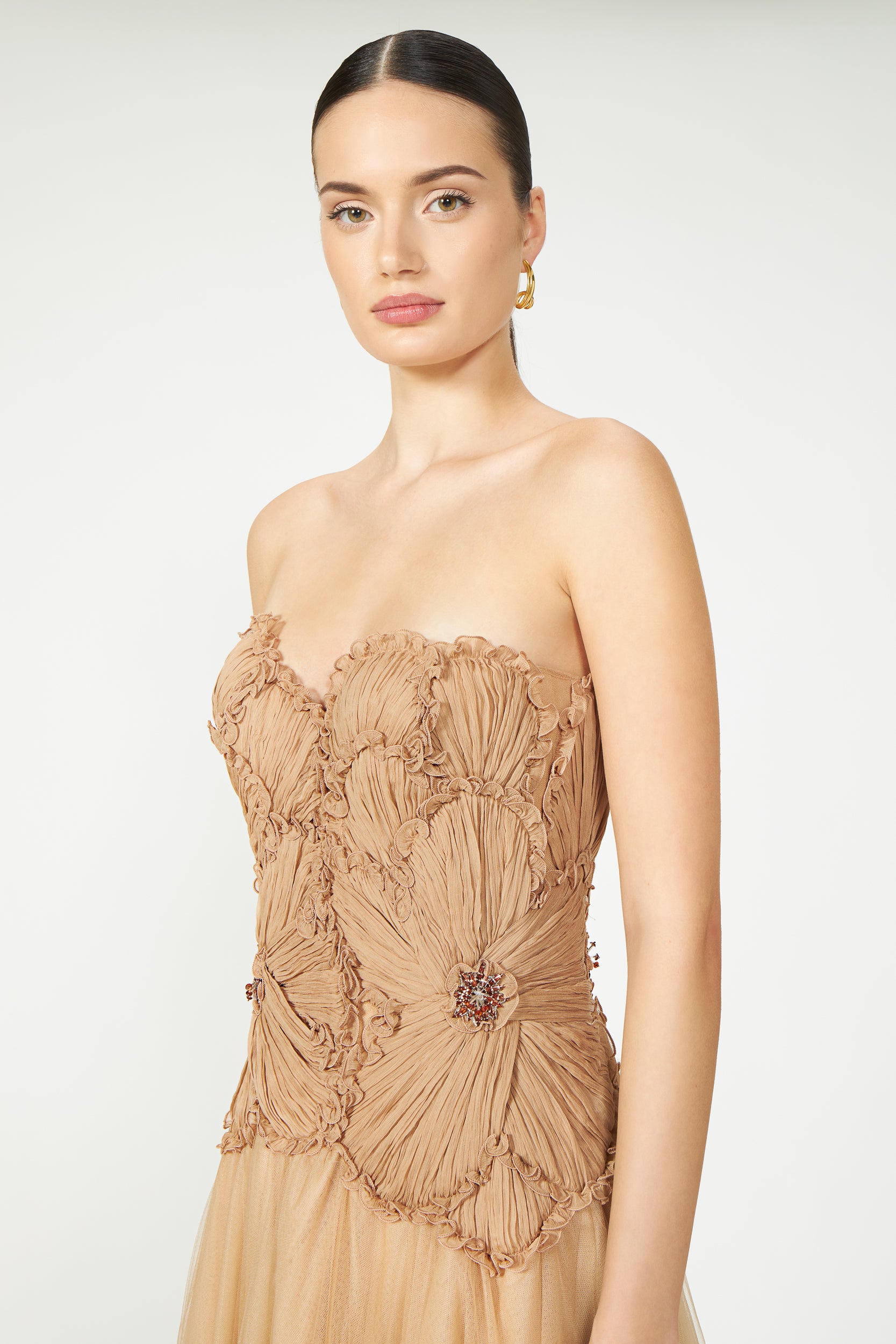 Edra French Tulle Gown