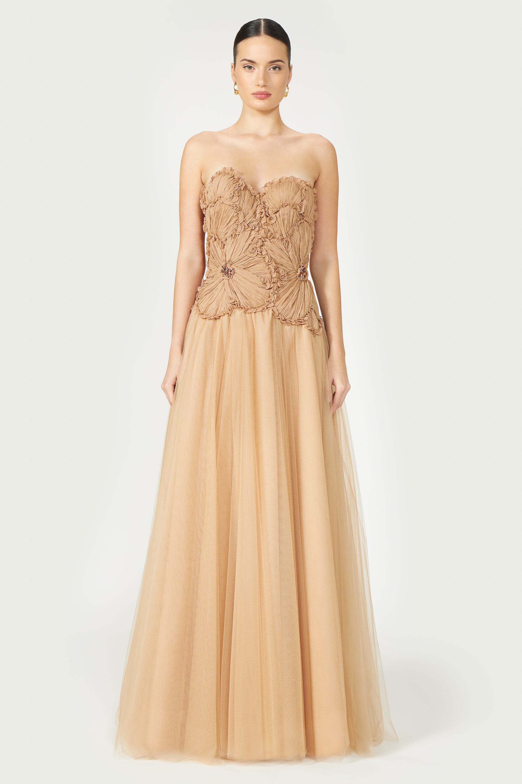 Edra French Tulle Gown