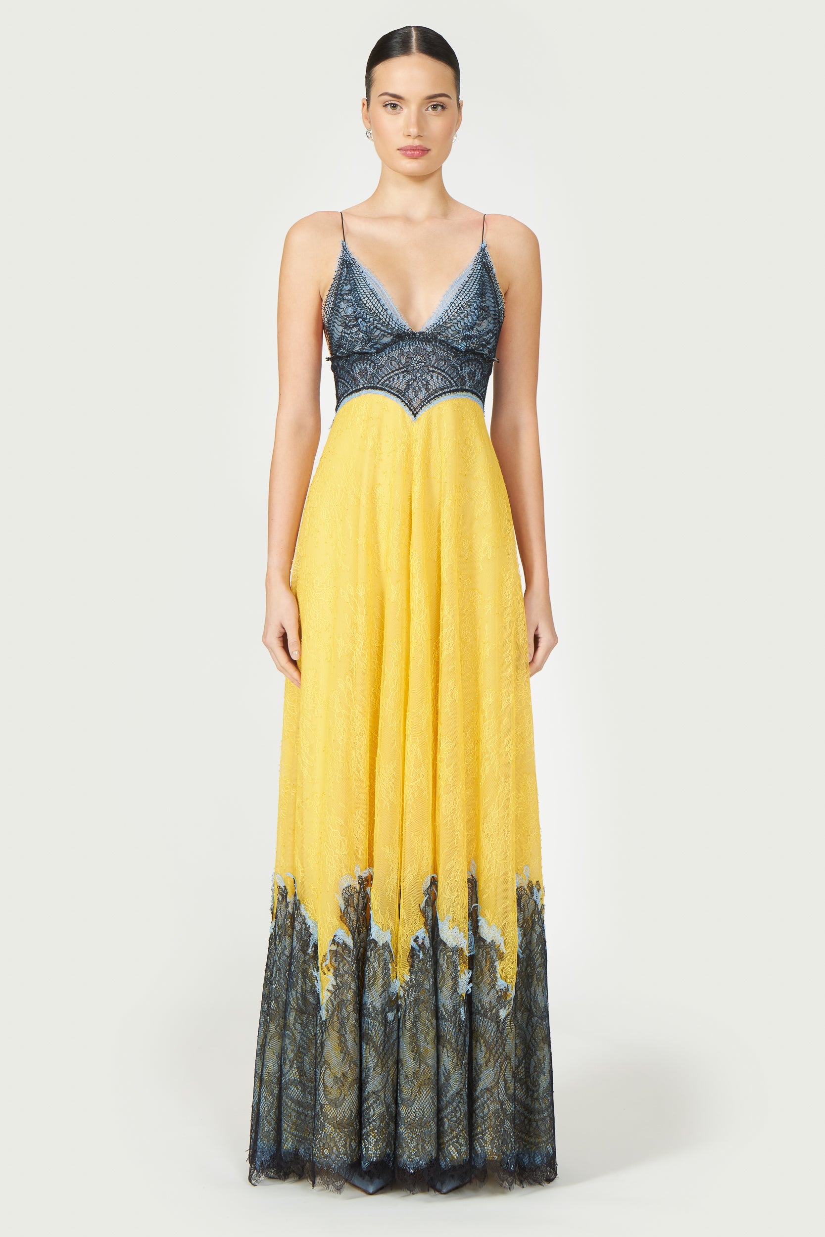 Salila Chantilly Lace Gown