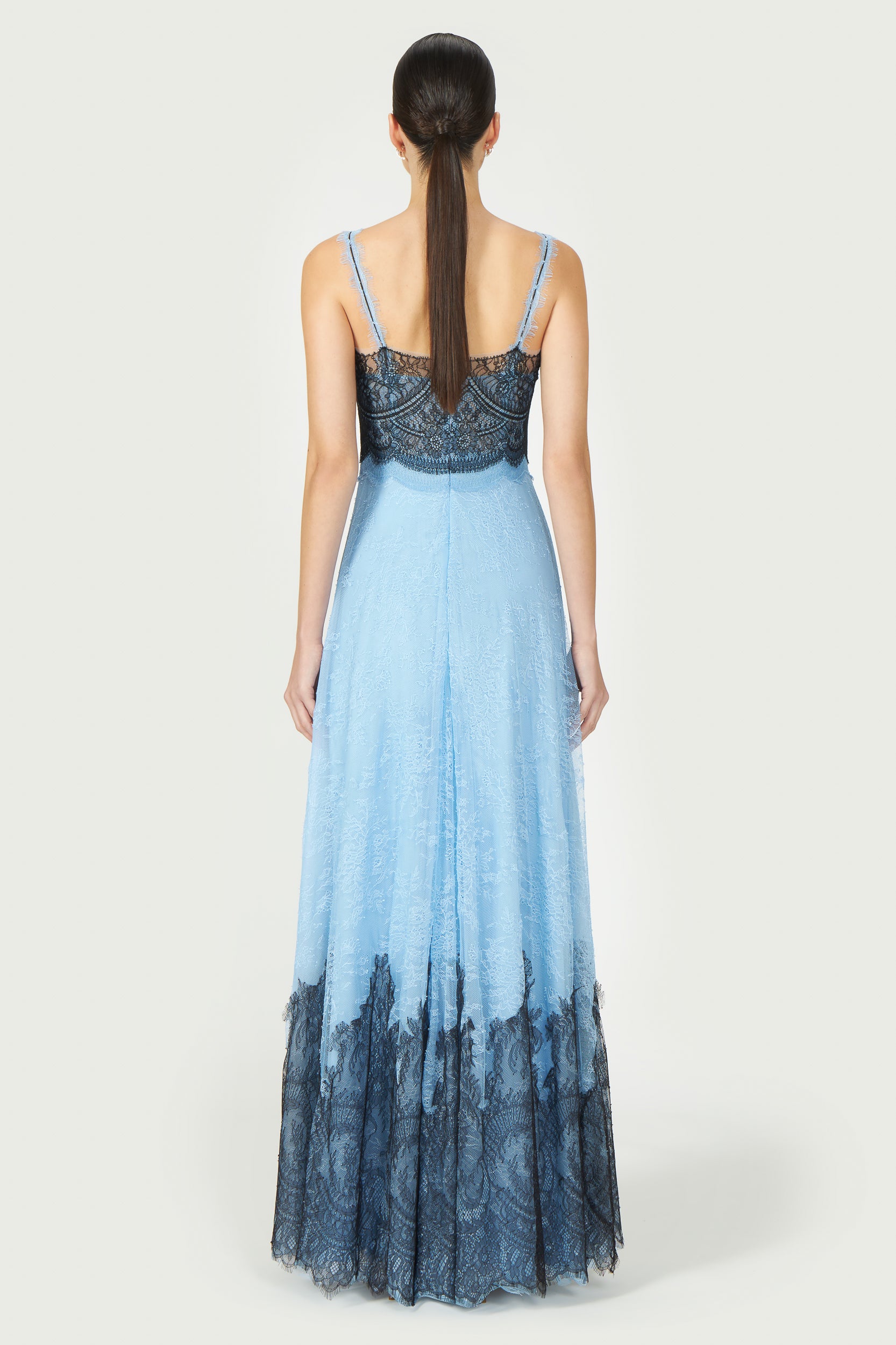 Gallie Chantilly Lace Gown