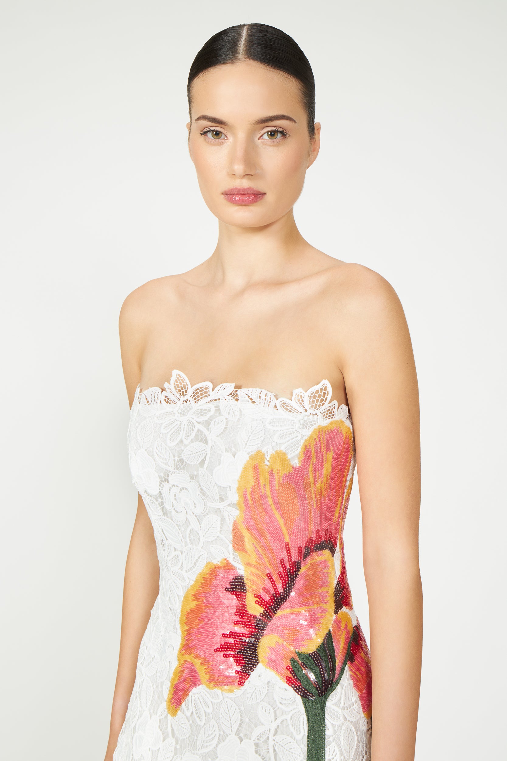 Mariela Corded Lace Gown