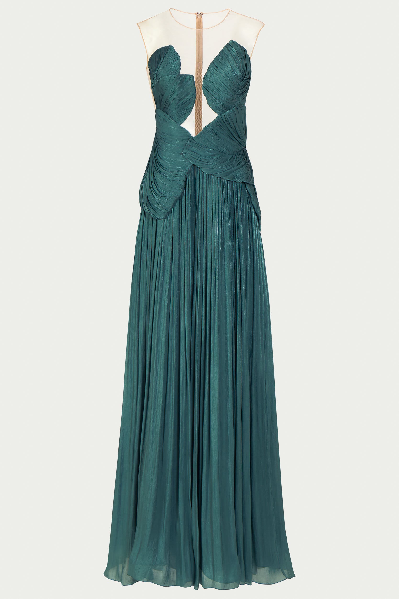 Serenne Lurex Georgette Gown