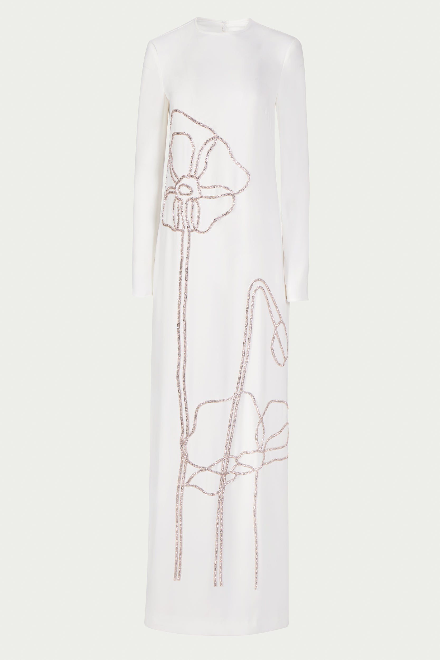 Zarie Crepe Column Gown