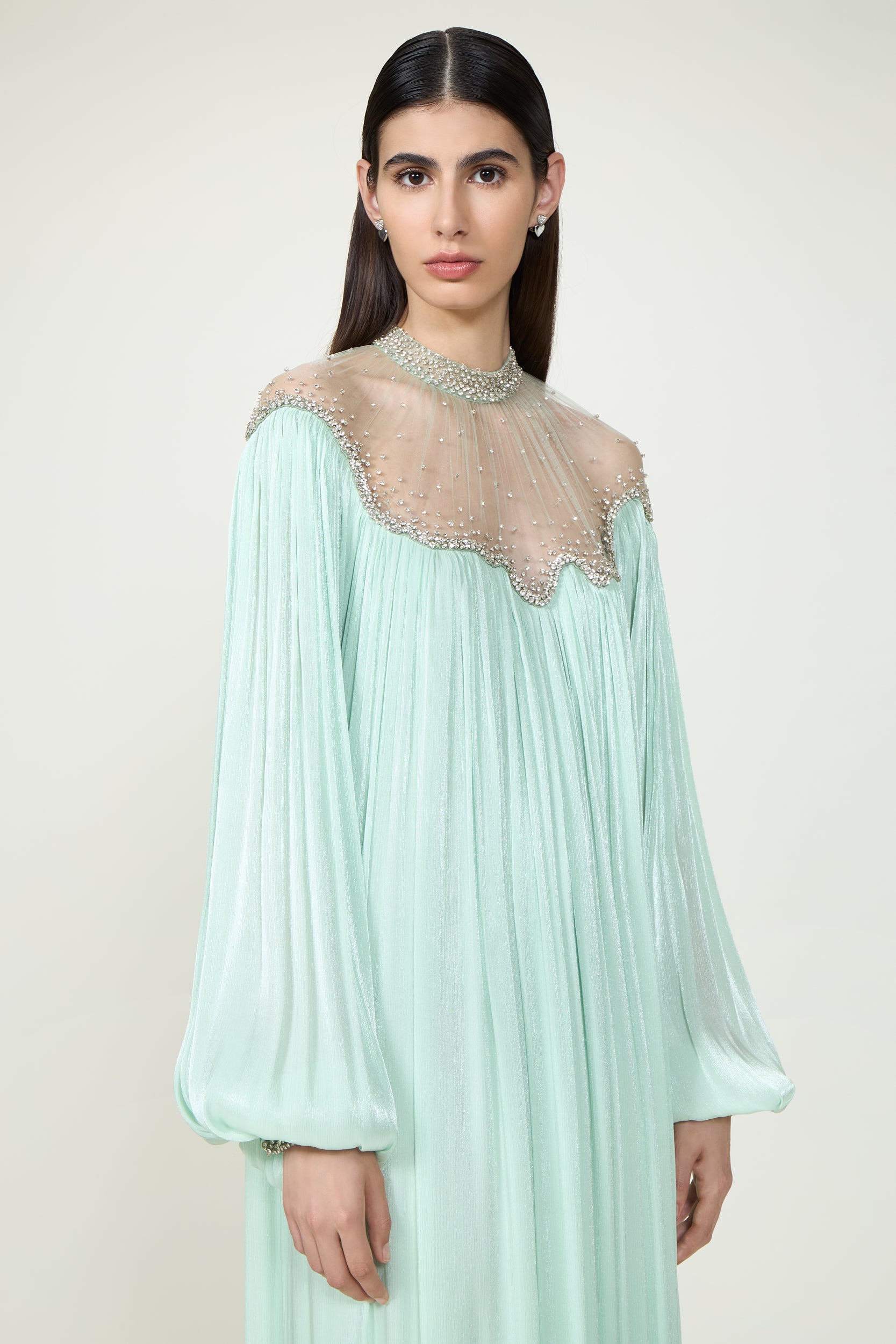 Elline Lurex Georgette Kaftan Gown