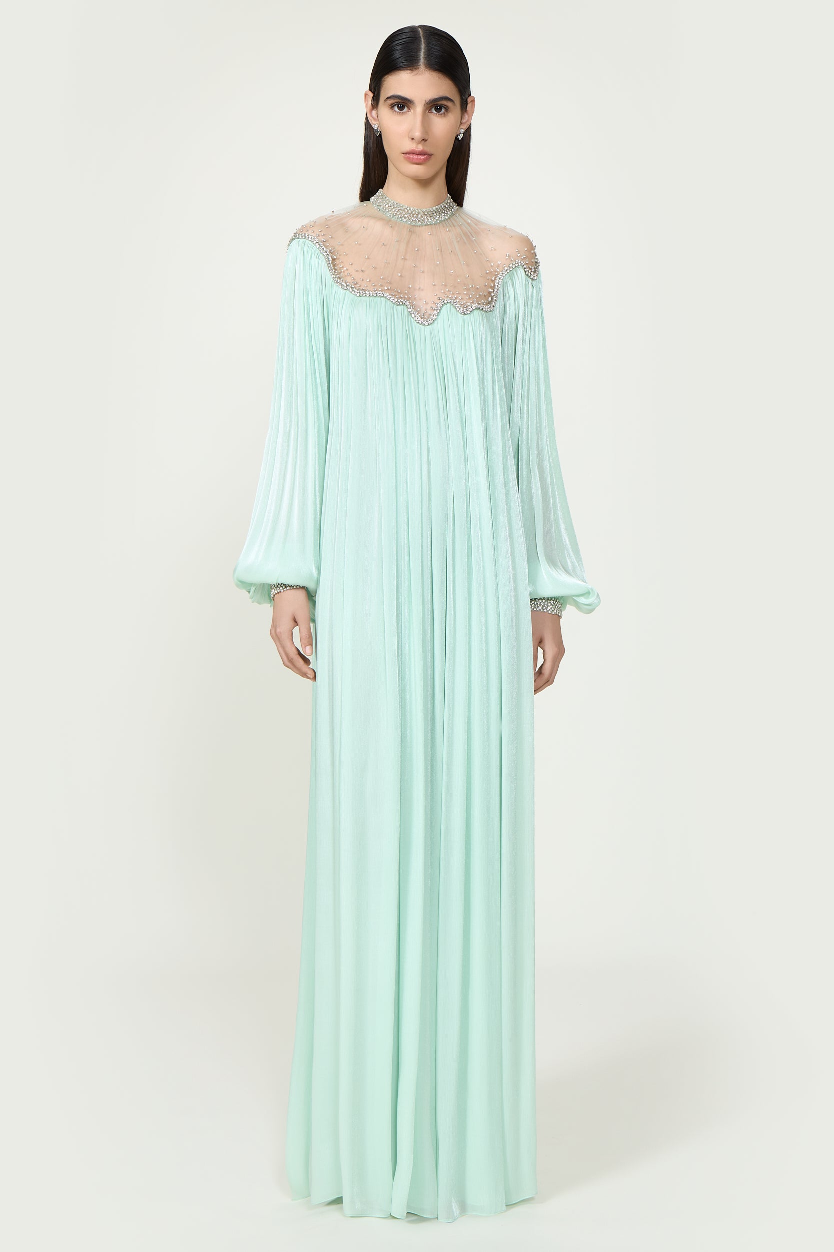 Elline Lurex Georgette Kaftan Gown