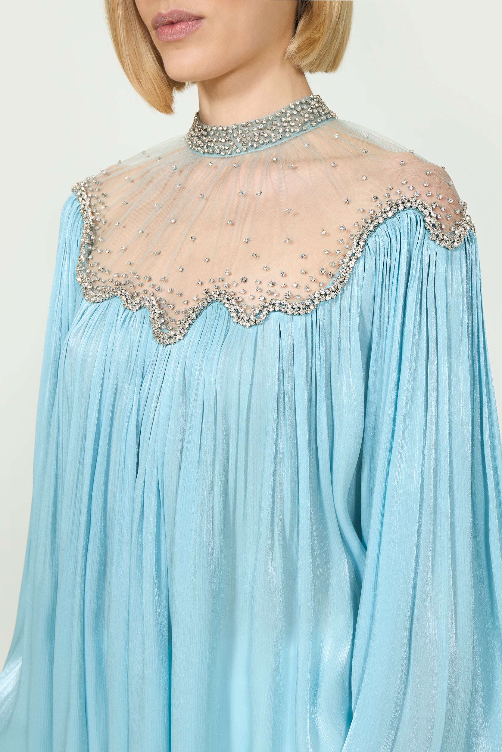 Timma Lurex Georgette Blouse