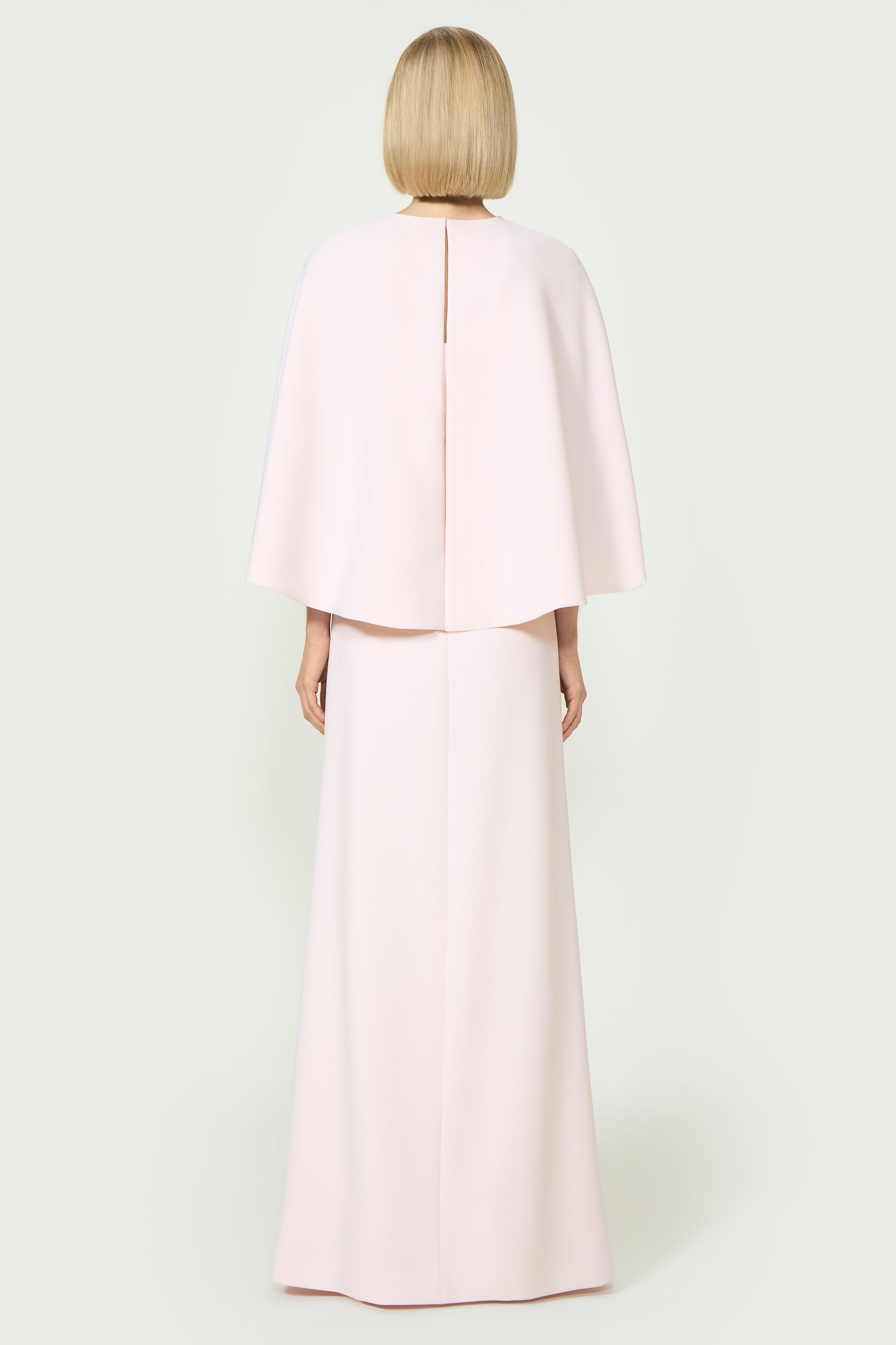 Jessine Crepe Strapless Gown