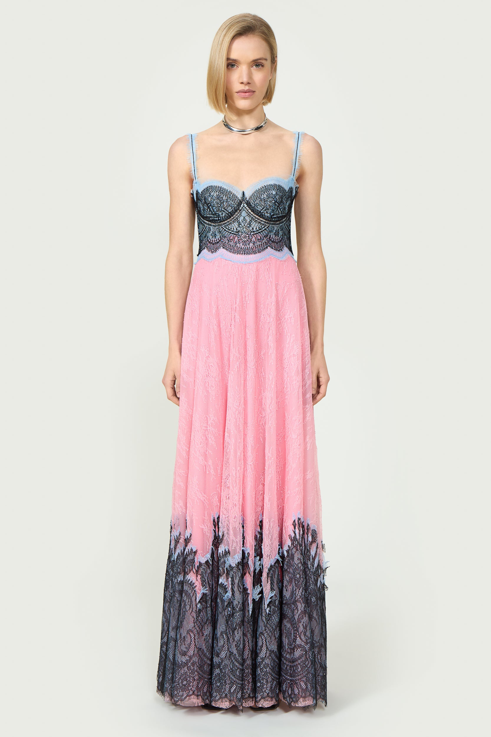 Gallie Chantilly Lace Gown