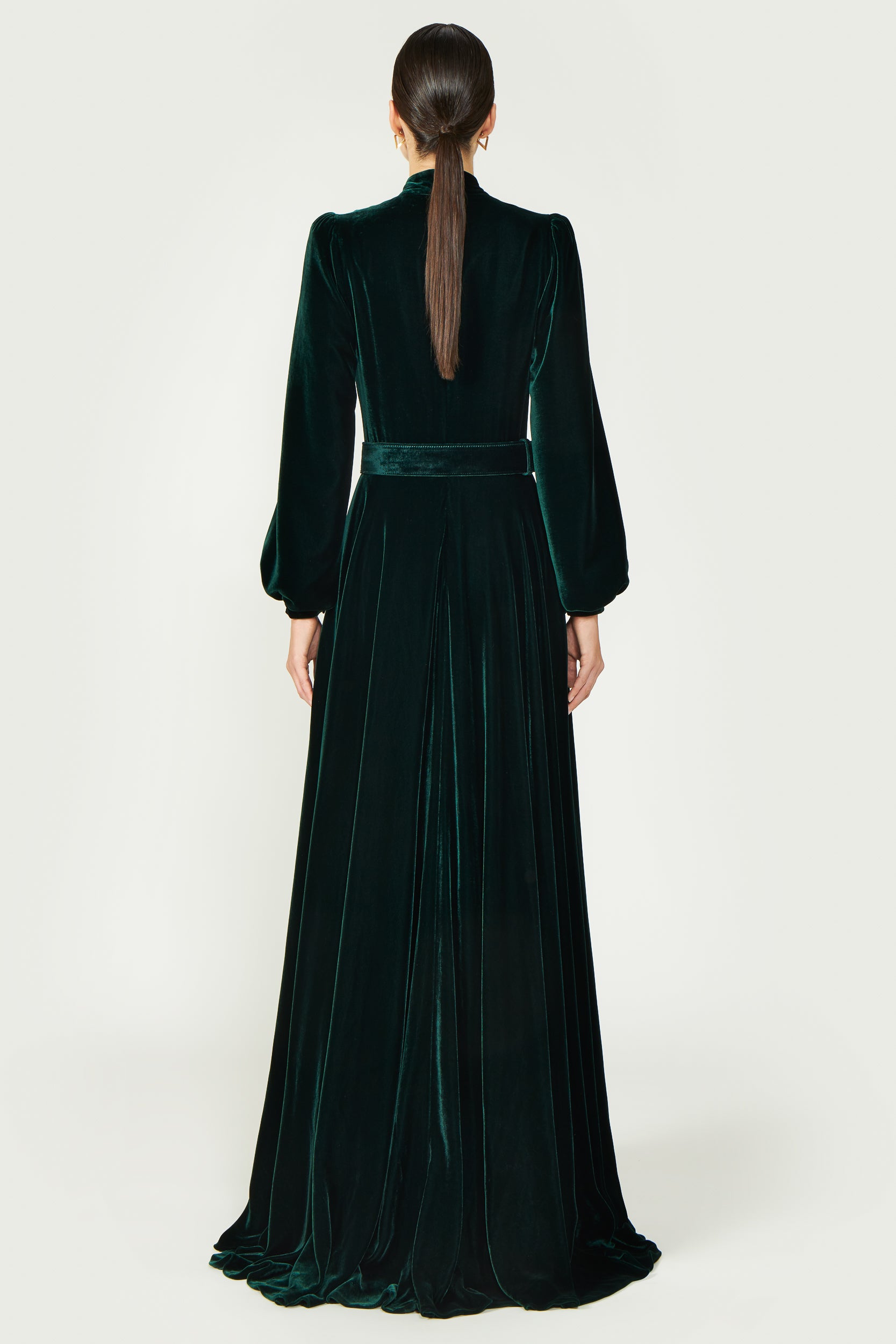 Luella Silk Velvet Gown