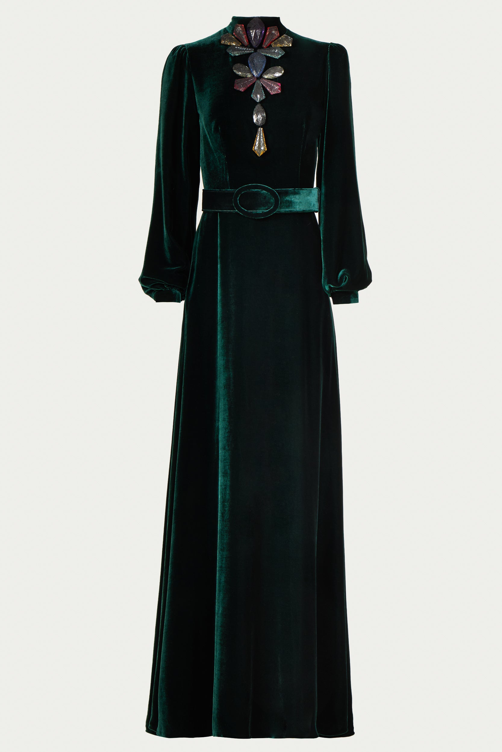 Luella Silk Velvet Gown