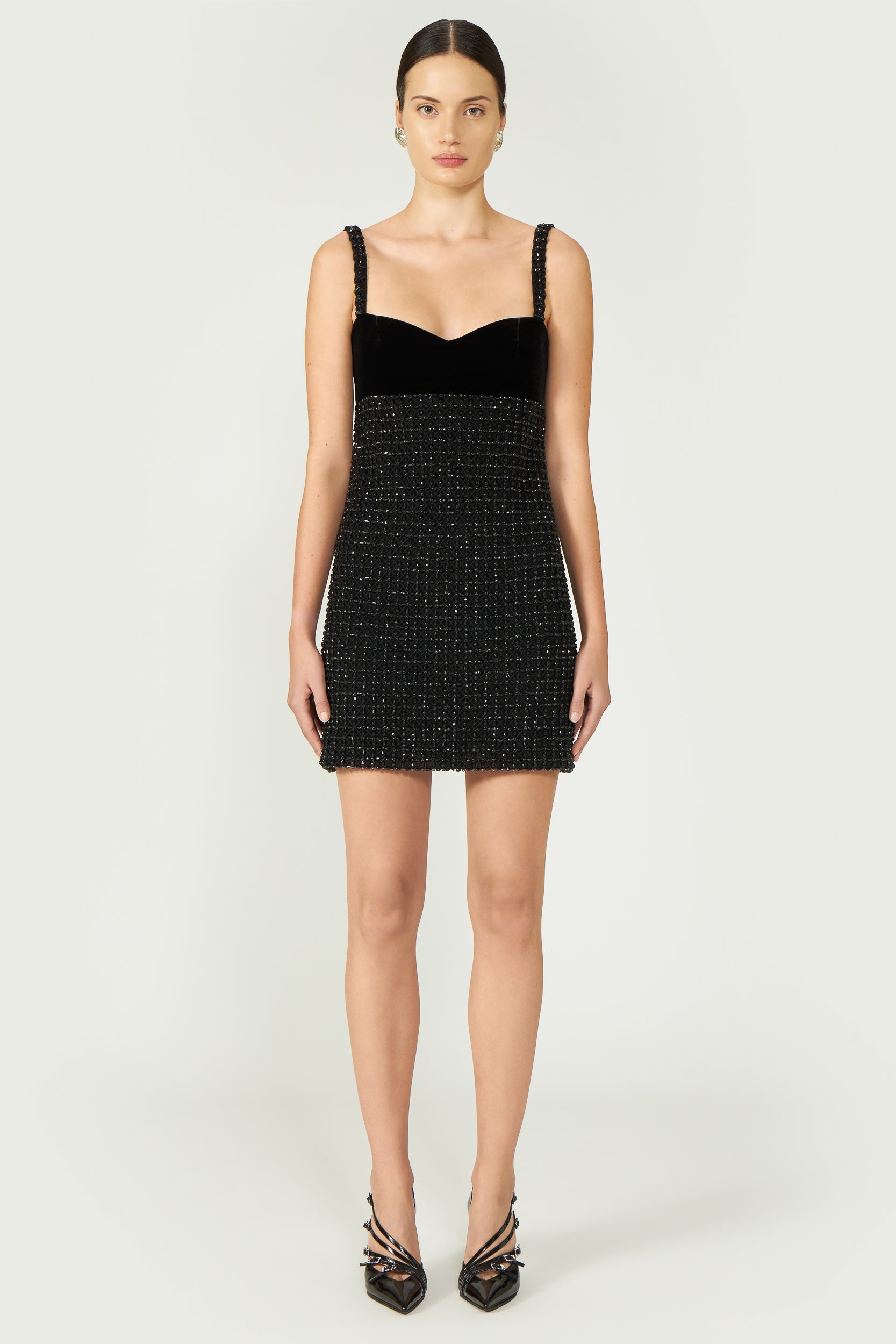 Aphra Beaded Mini Dress