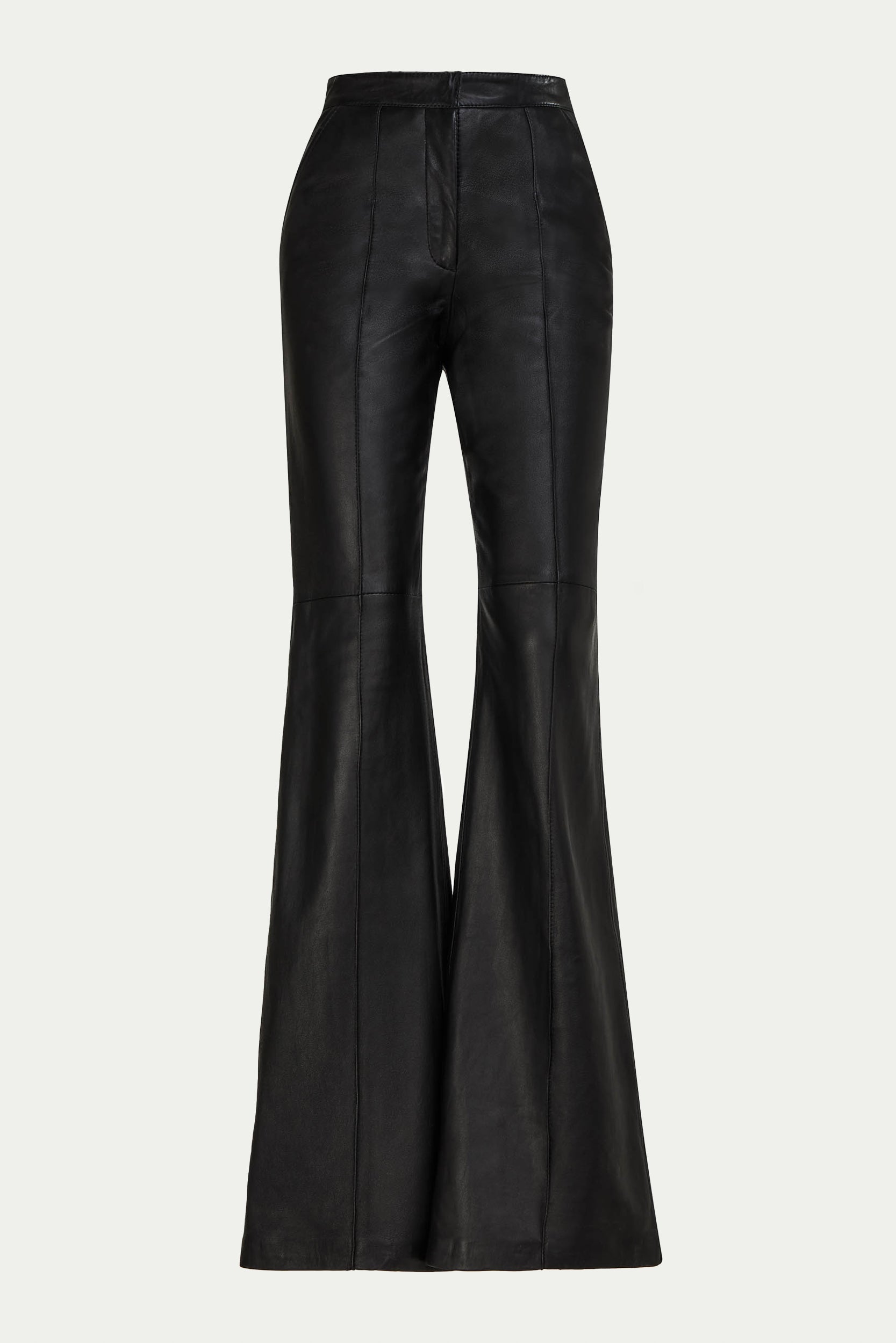 Carmina Leather Wide-Leg Trousers
