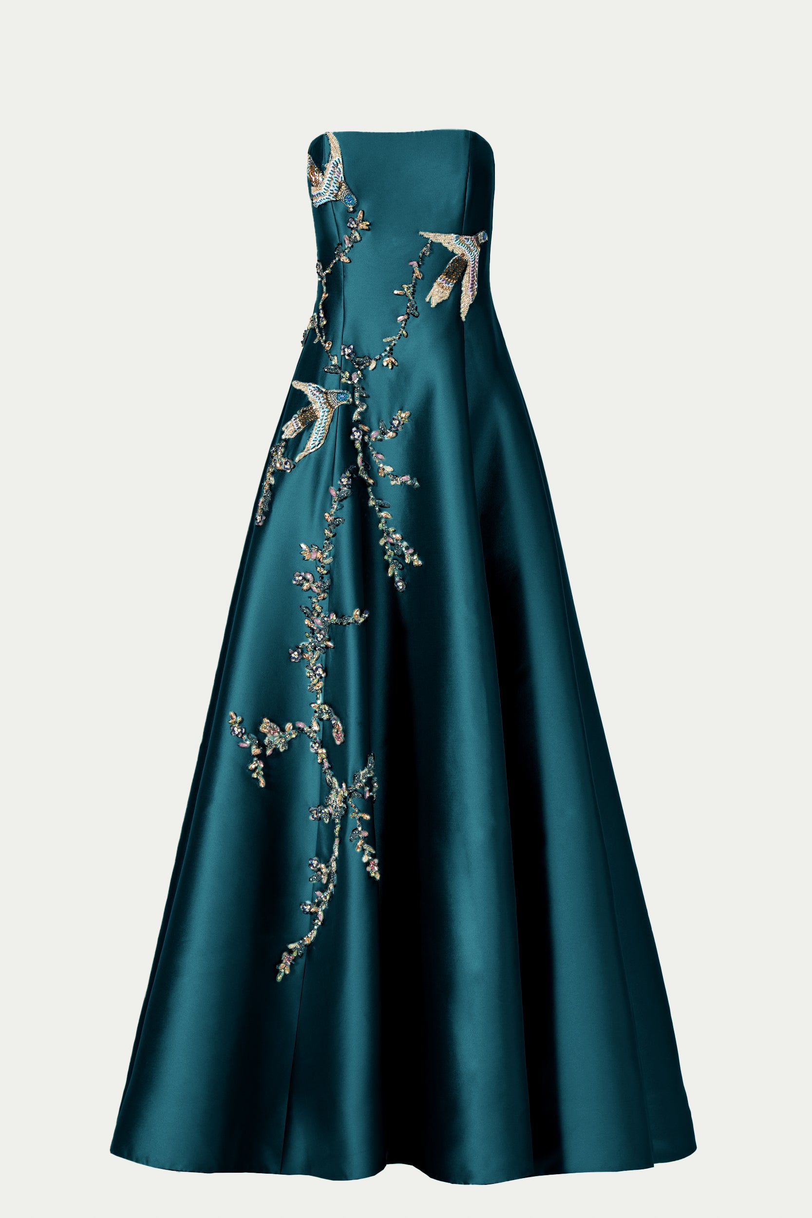 Mavia Mikado Strapless Ball Gown