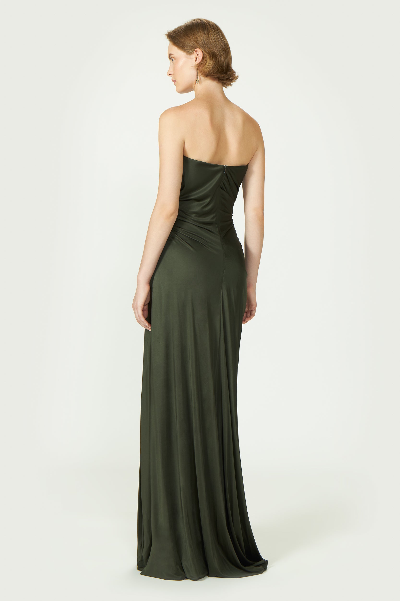 Elettra Jersey Crystal Gown