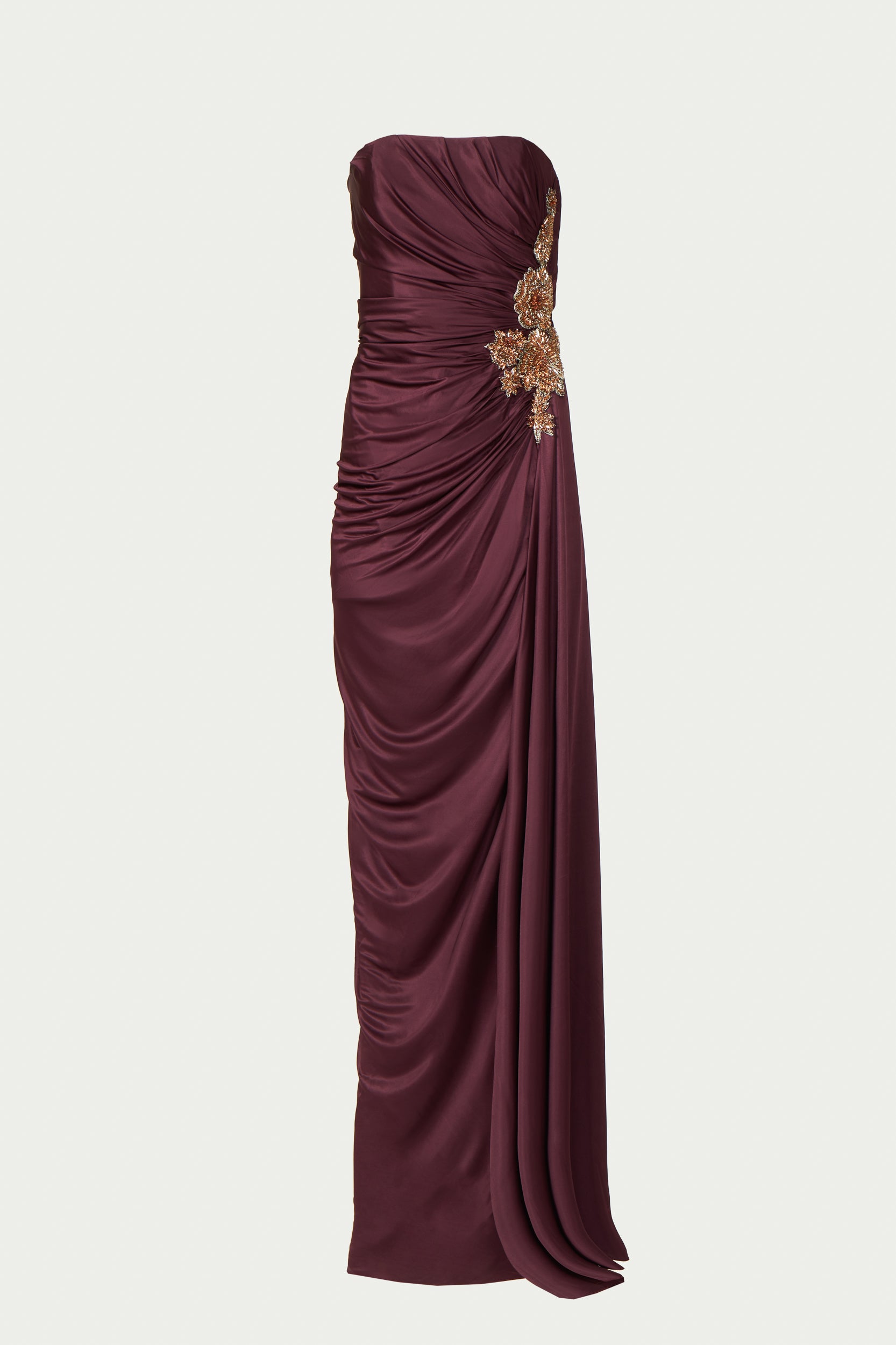 Elettra Jersey Crystal Gown