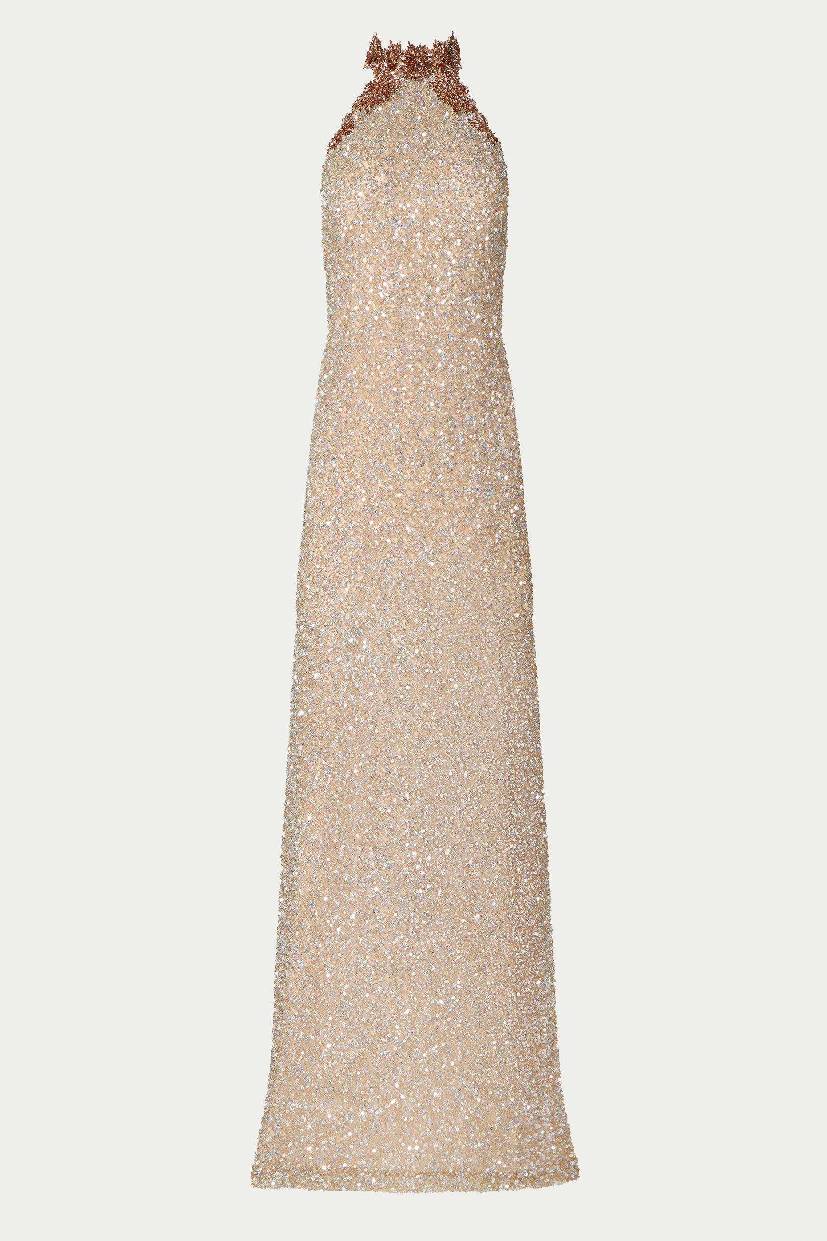 Trinity Sequin Halterneck Gown