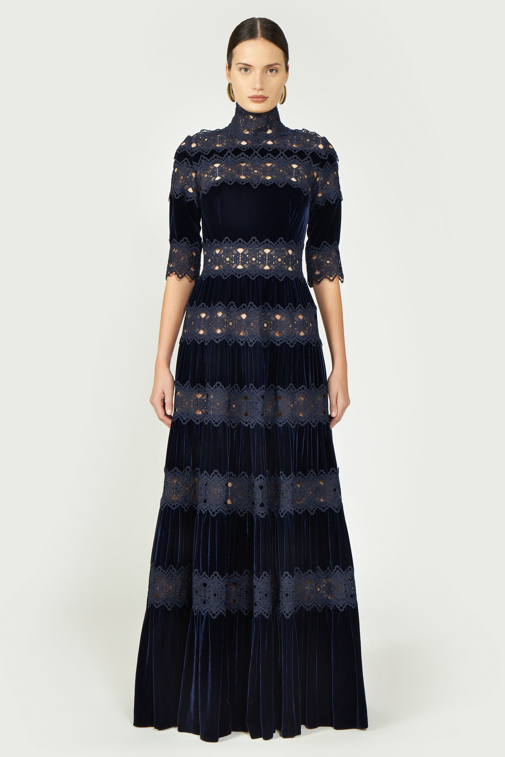 chinese dress ladies Costarellos - Kalissa Guipure Lace Dress