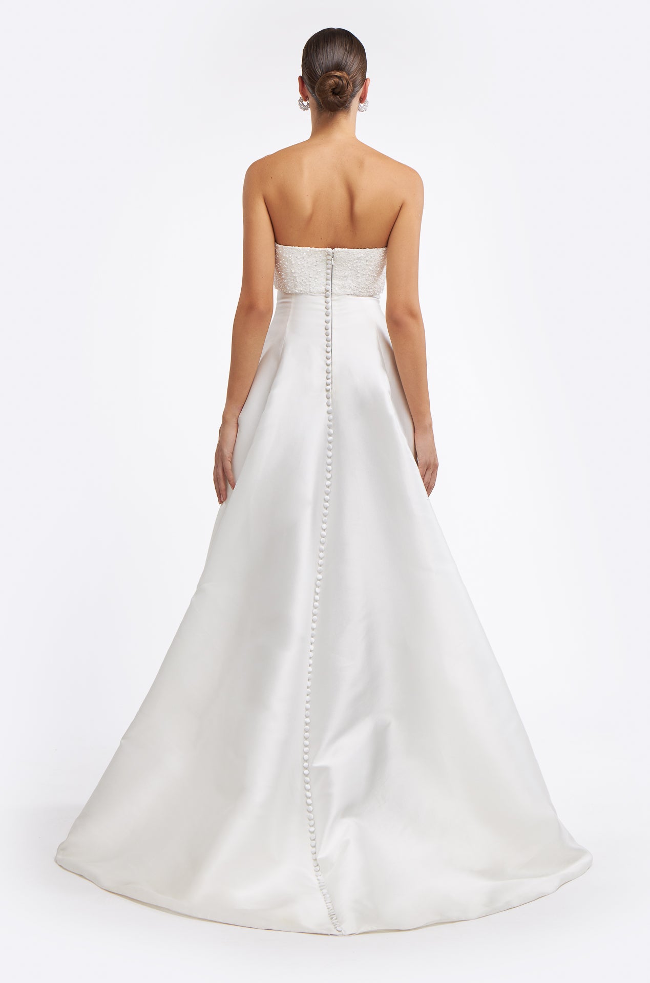 Cornilia Strapless Mikado Gown